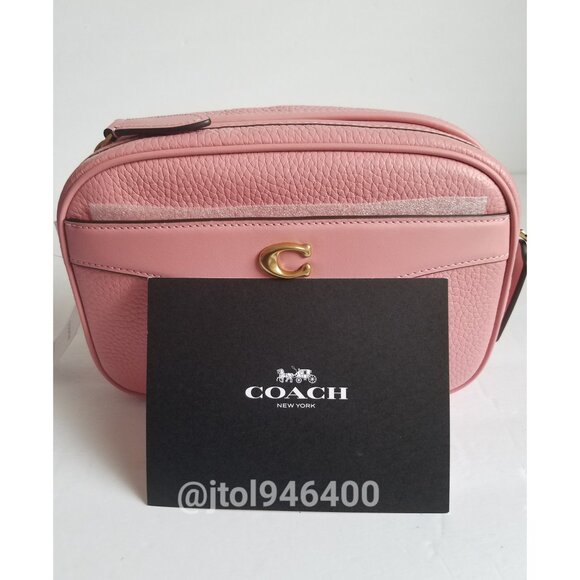 Coach Camera Crossbody Bag Bubble Gum Pink - Picture 2 of 12
